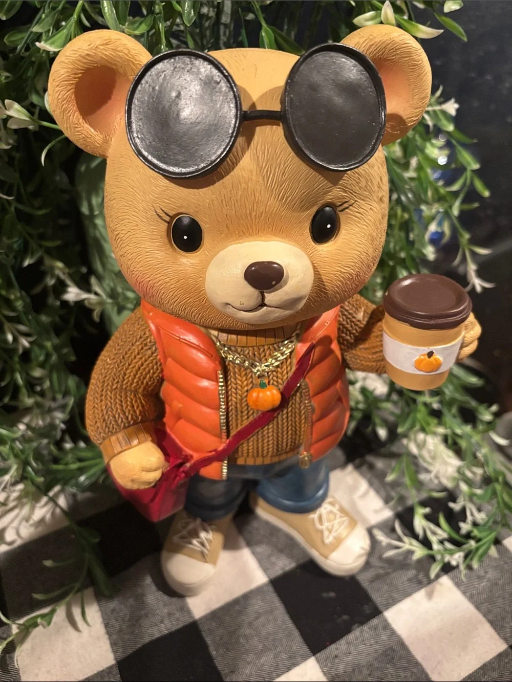 Brown Bear Plush Figurine